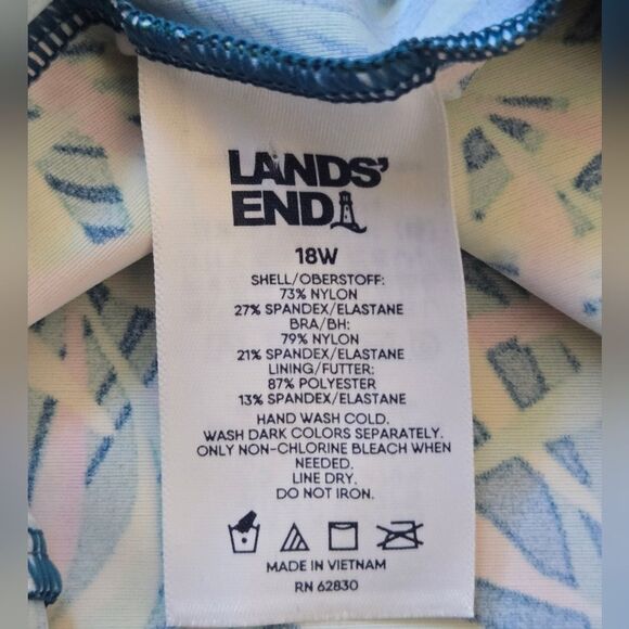 NEW Land's End swimsuit plus size 18W - Picture 6 of 6